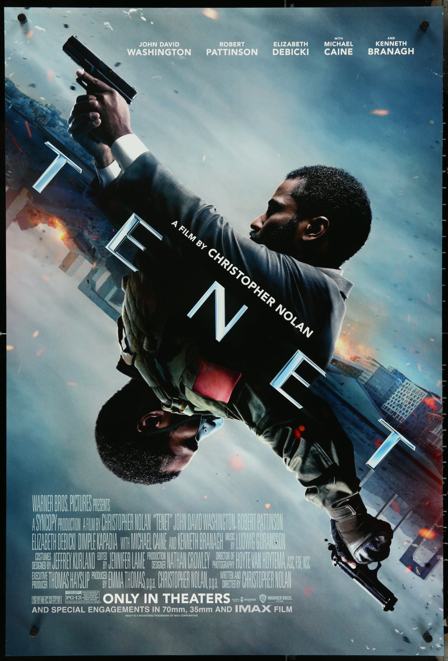 Tenet (2020) Original US One Sheet Movie Poster