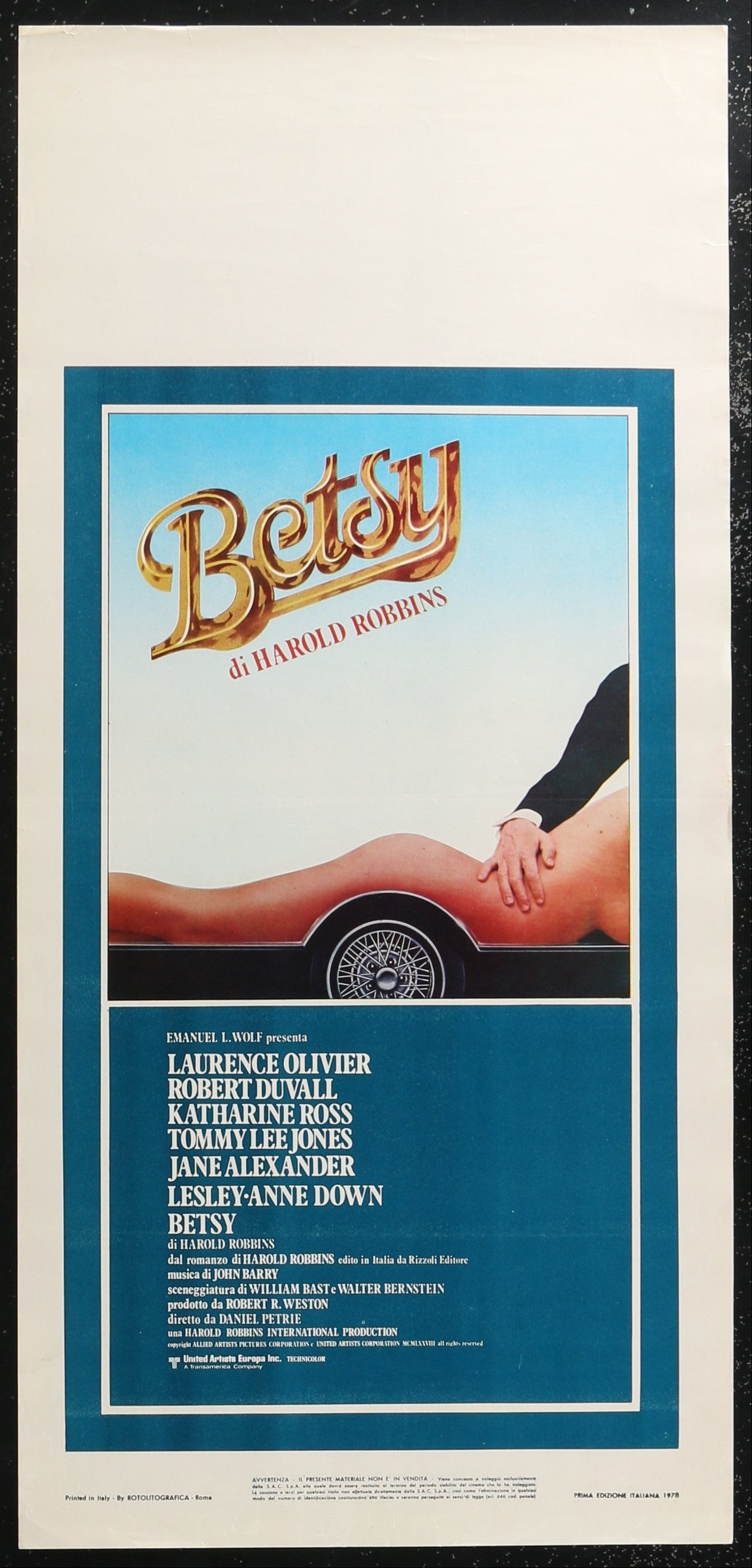 The Betsy (1978) Original Italian Locandina Movie Poster 34 x 70 cm
