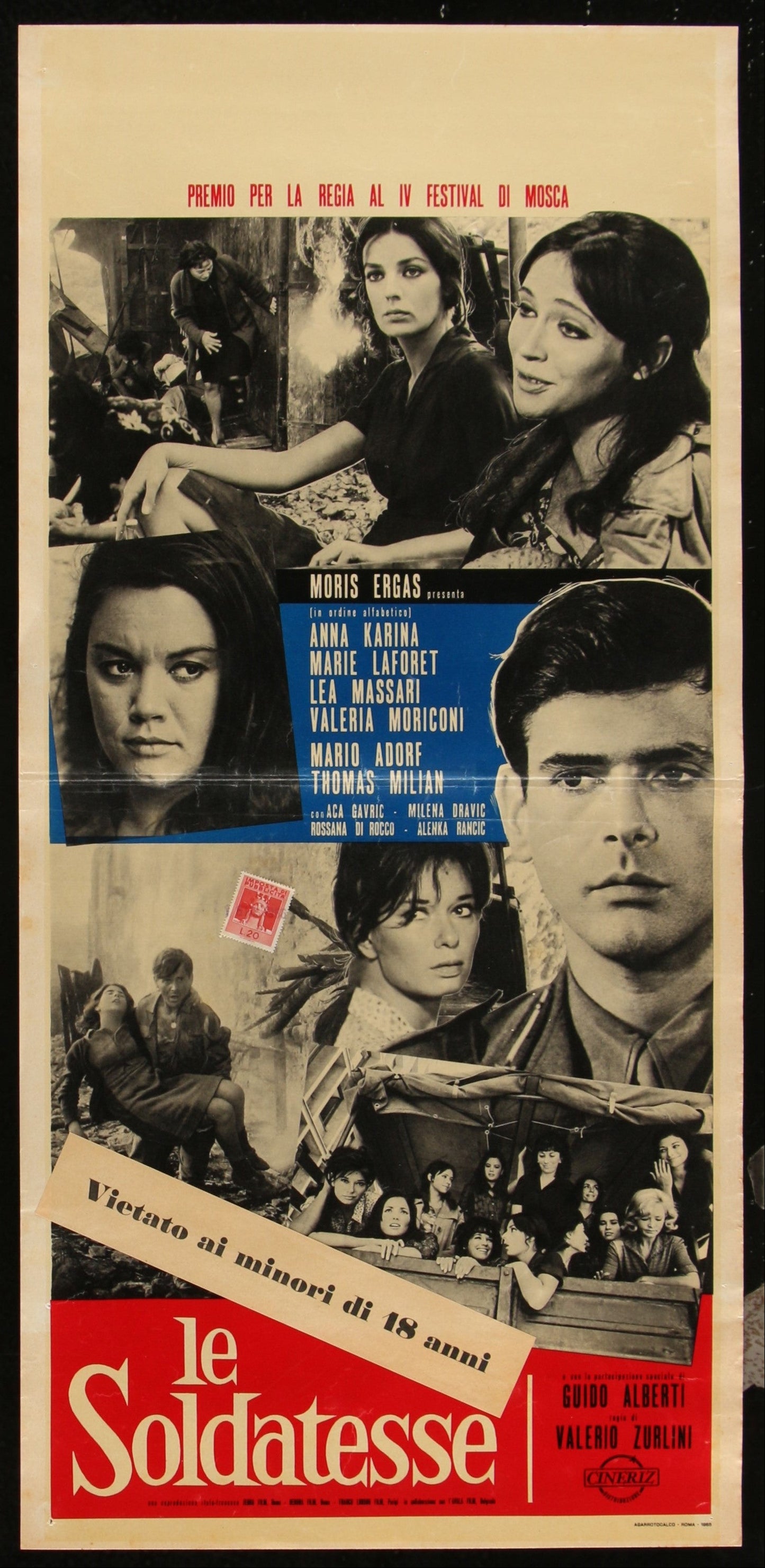 The Camp Followers (1965) Original Italian Locandina Movie Poster