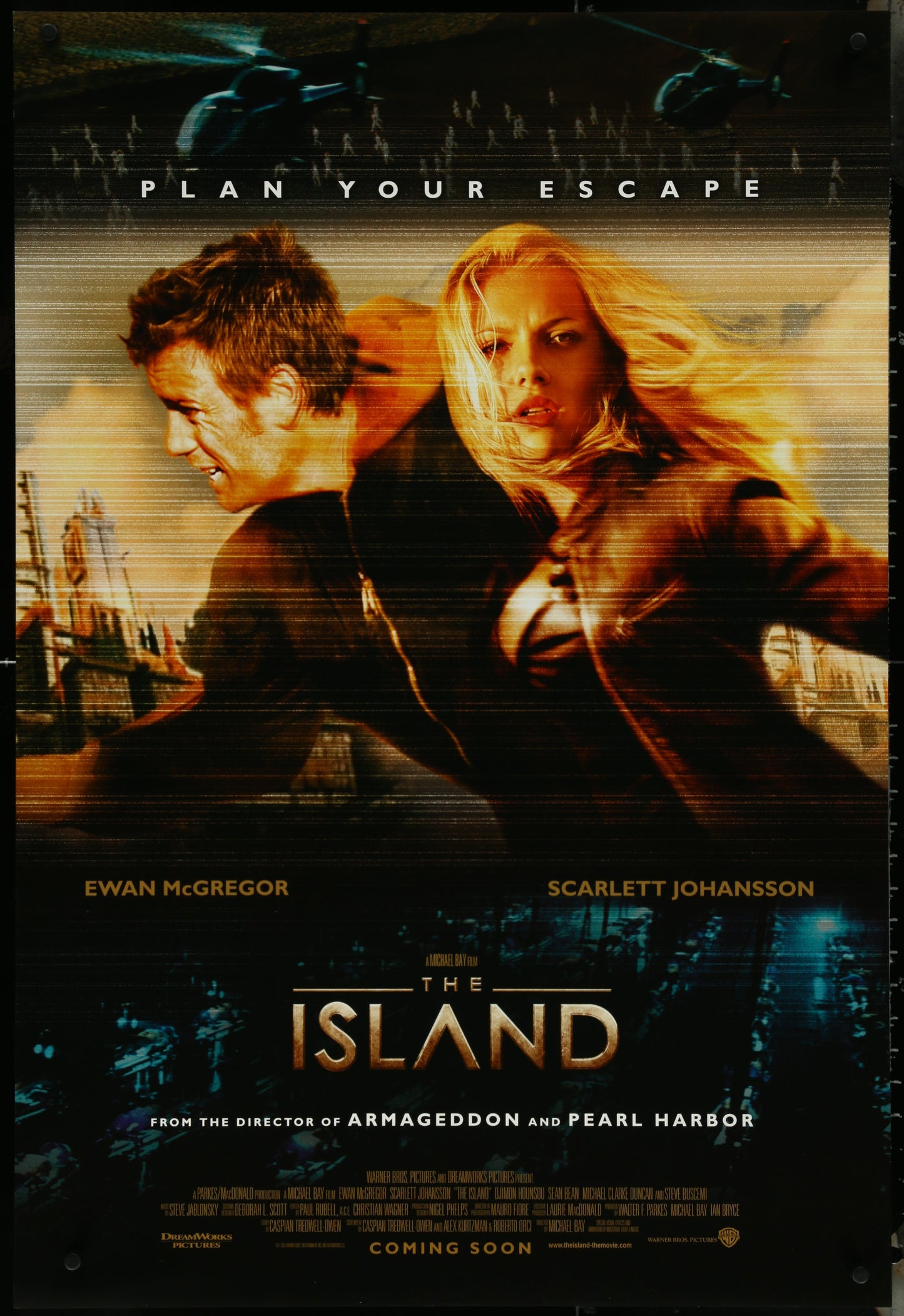 The Island (2005) Original US One Sheet Movie Poster 27 x 40
