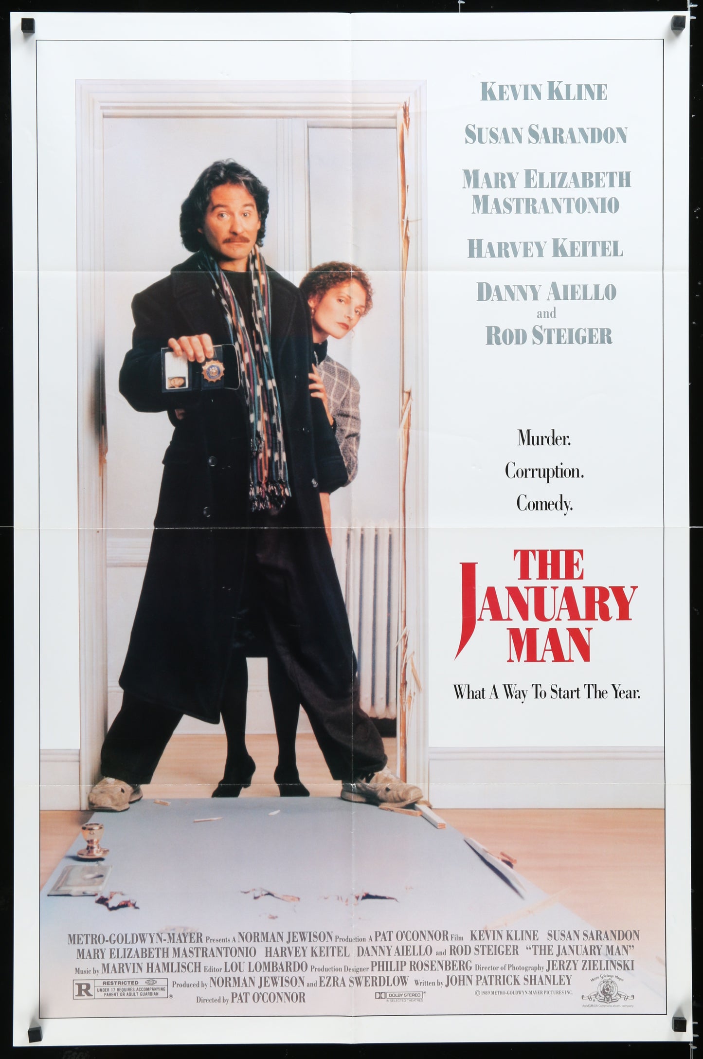 The January Man (1989) Original US One Sheet Movie Poster