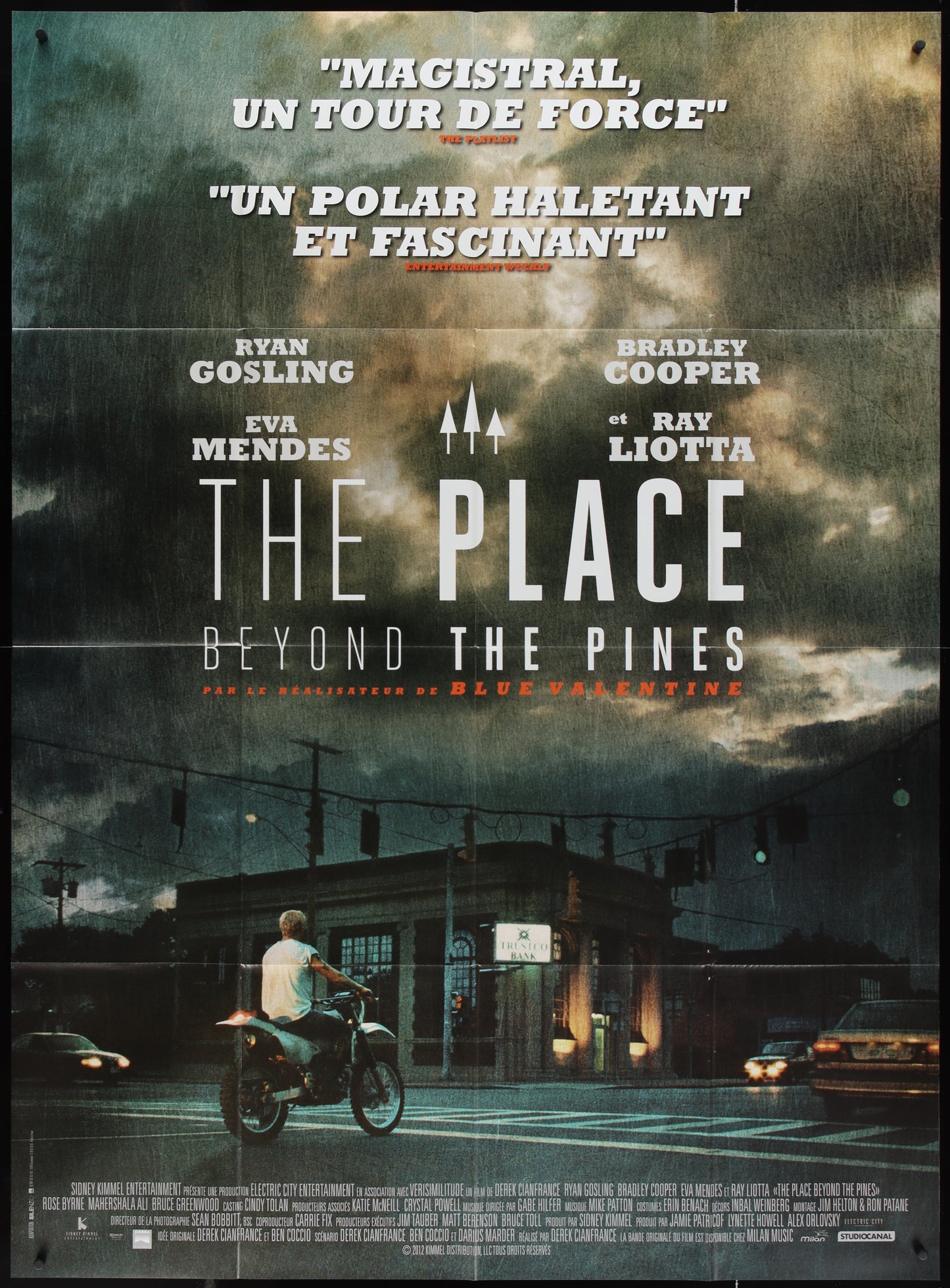 The Place Beyond The Pines (2012) Original French One Panel Movie Poster