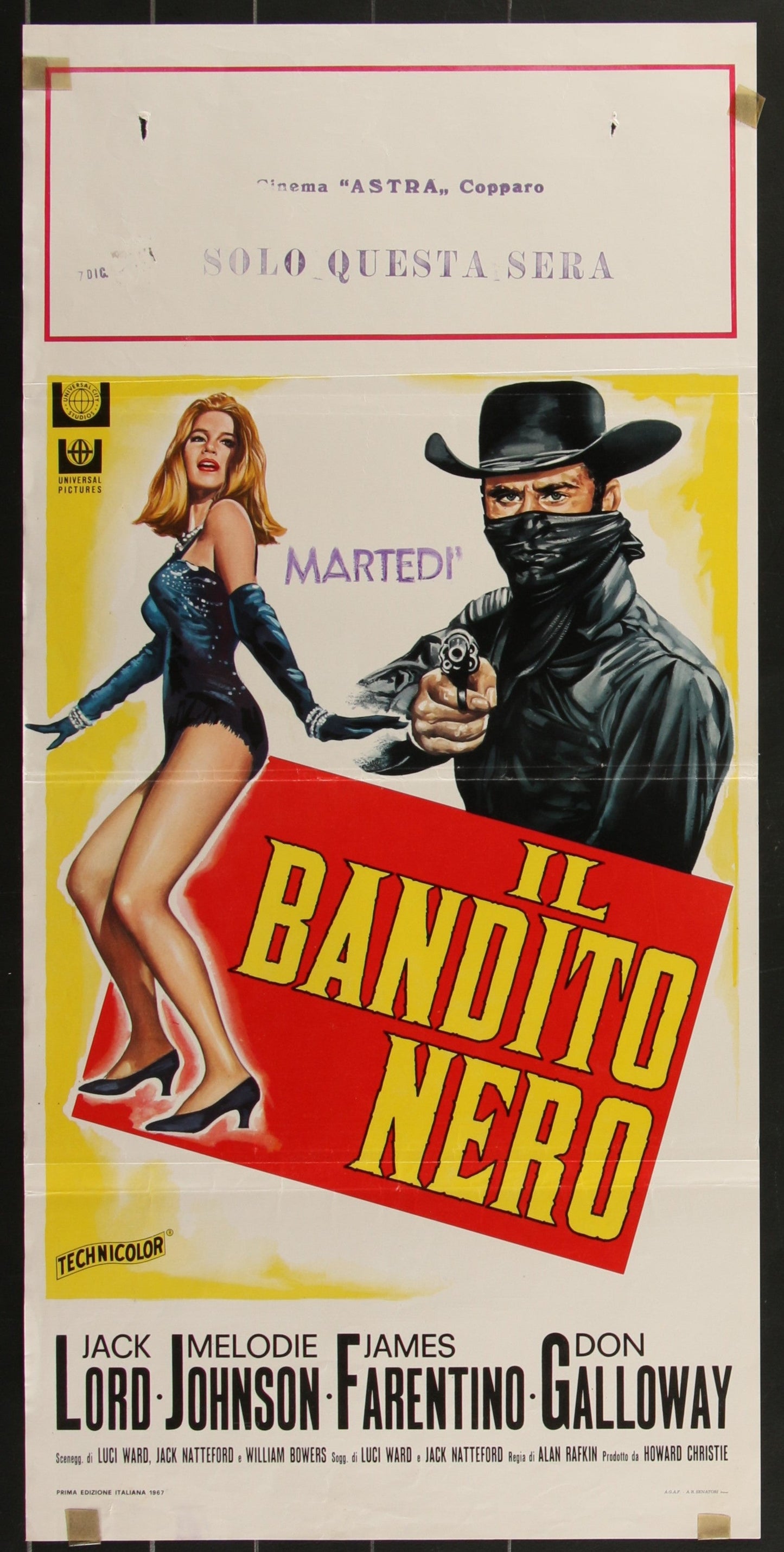 The Ride To Hangman's Tree (1967) Original US One Sheet Movie Poster