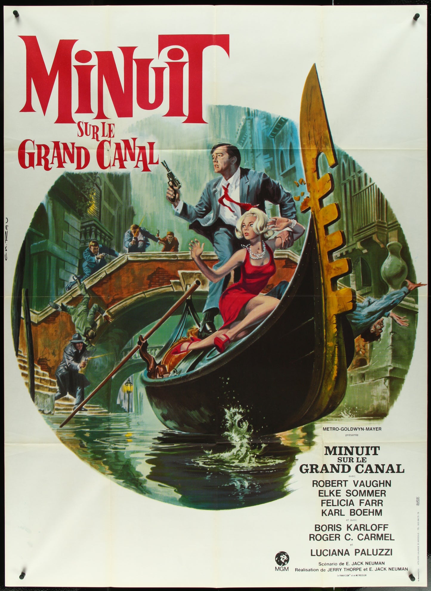 The Venetian Affair (1967) Origins French One Panel Movie Poster