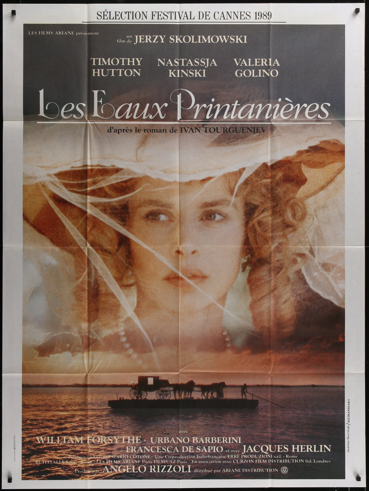 Torrents of Spring (1989) Original French Grande Movie Poster