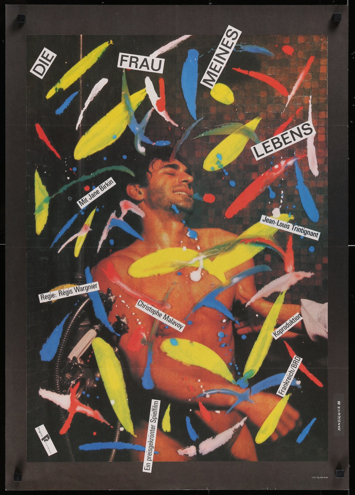 The Woman Of My Life (1986) Original East German A1 Movie Poster