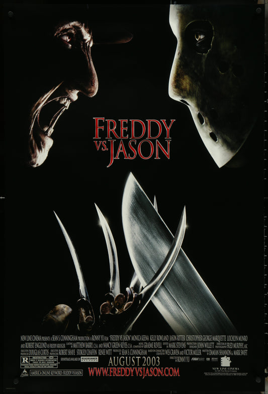 Freddy Vs. Jason (2003) Original US One Sheet Movie Poster