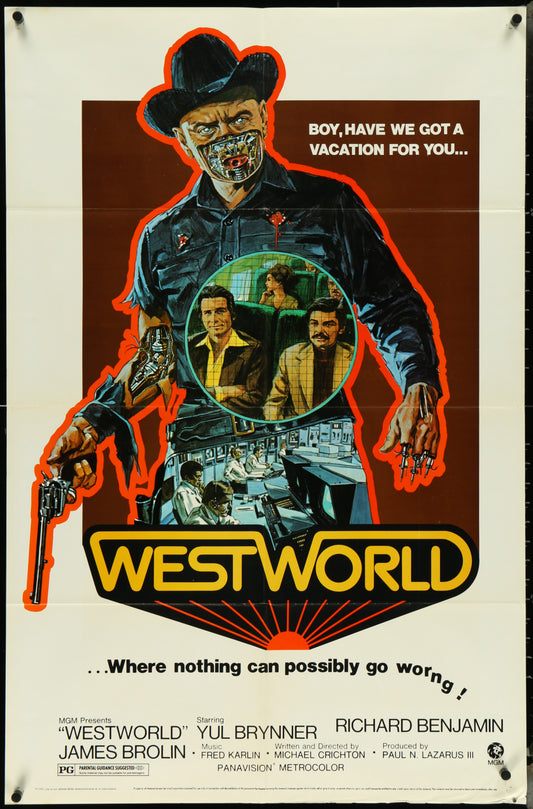 Westworld (1973) Original US One Sheet Movie Poster