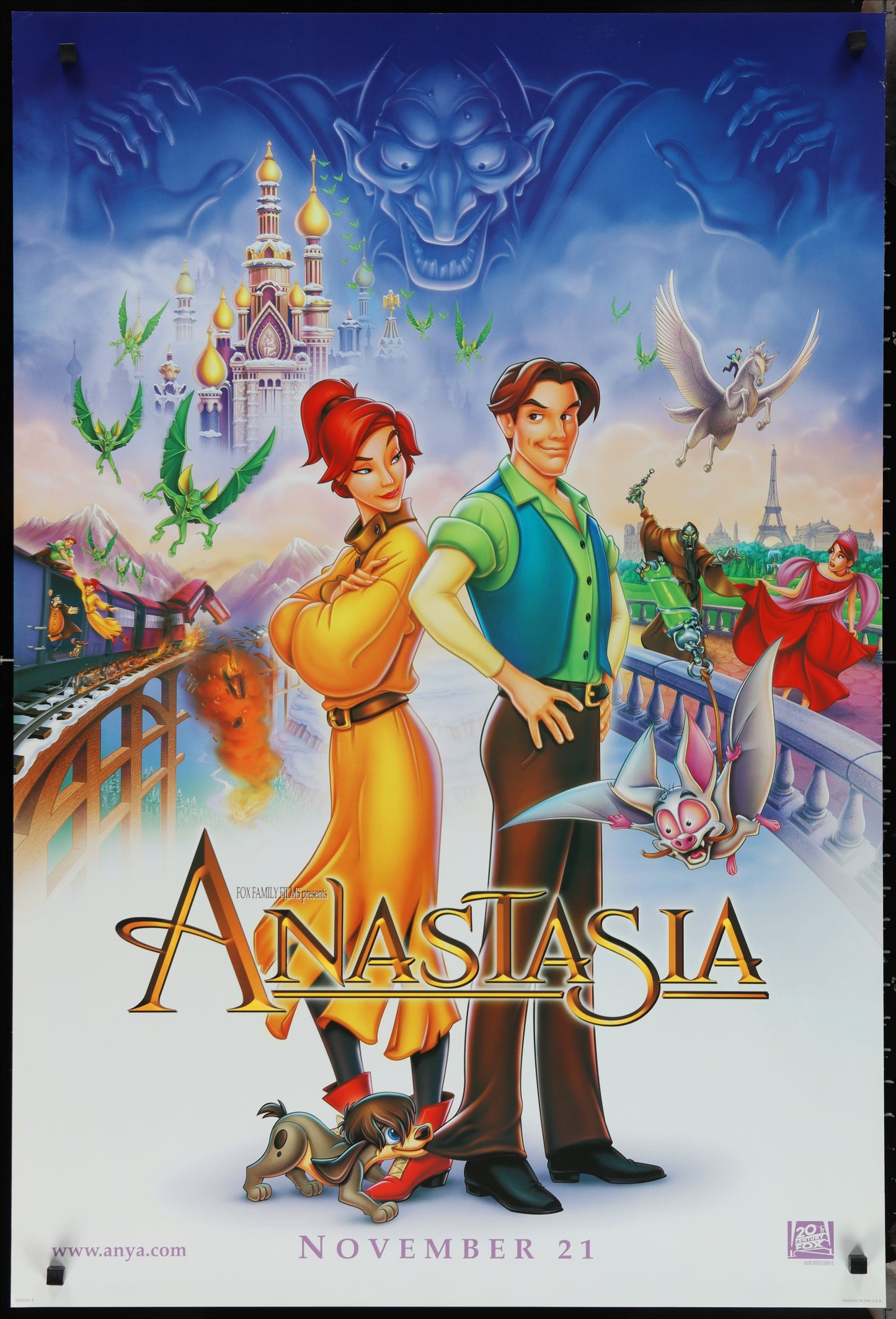 Anastasia (1997) Original US One Sheet Movie Poster