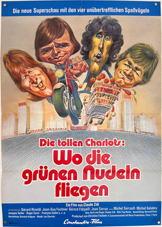 The Big Store - Wo Die Grunen Nudeln Fliegen (1981) Original German A1 Movie Poster