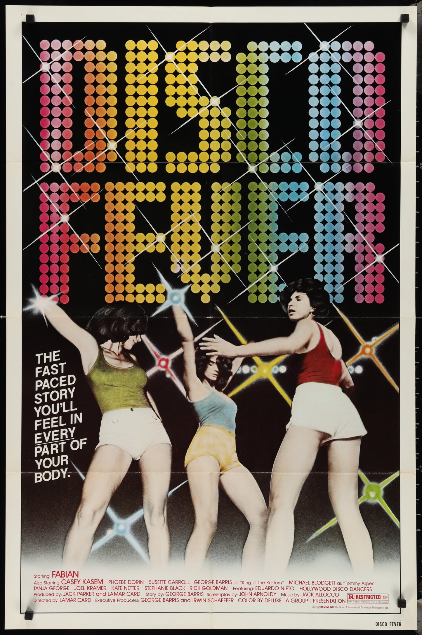 Disco Fever (1978) Original US One Sheet Movie Poster