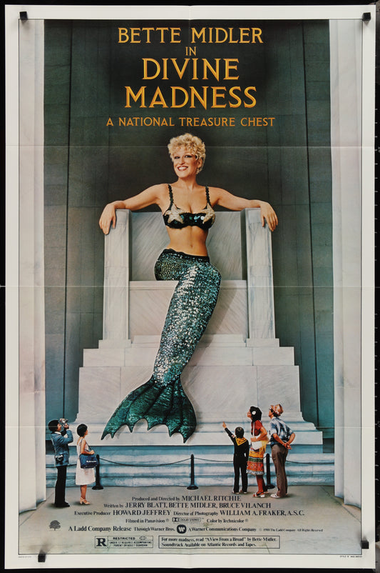 Divine Madness (1980) Original US One Sheet Movie Poster