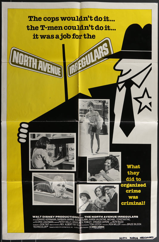 North Avenue Irregulars (1979) Original US One Sheet Movie Poster