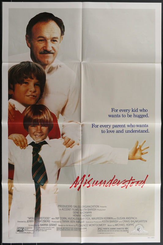 Misunderstood (1984) Original US One Sheet Movie Poster