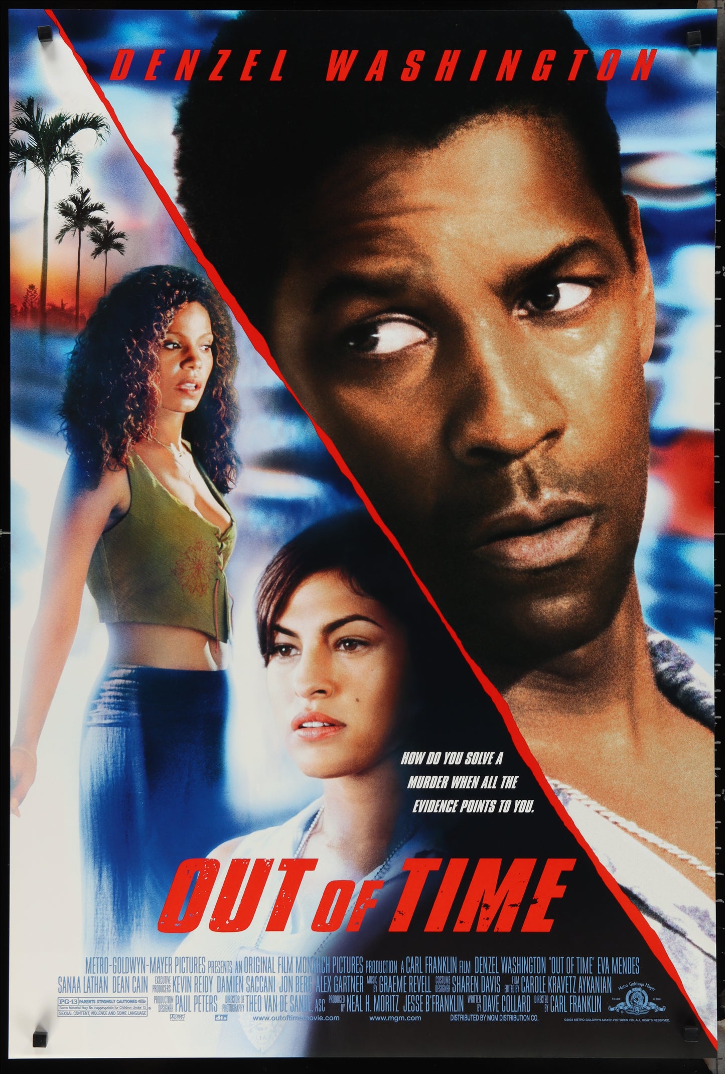 Out Of Time (2003) Original US One Sheet Movie Poster