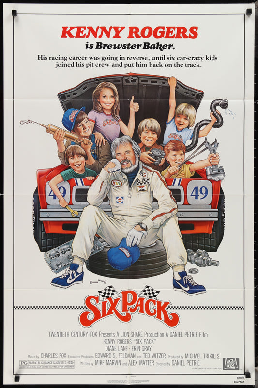 Six Pack (1982) Original US One Sheet Movie Poster