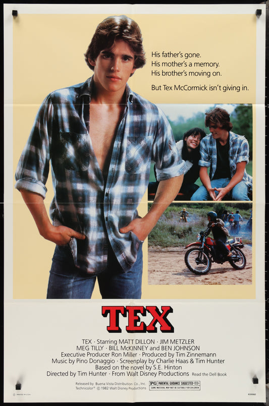 Tex (1982) Original US One Sheet Movie Poster