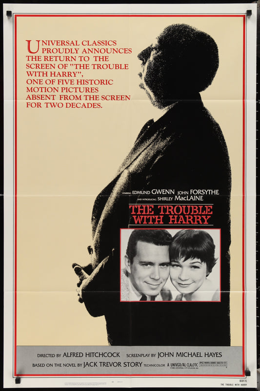 The Trouble With Harry (1983 Re-Release) Original US One Sheet Movie Poster