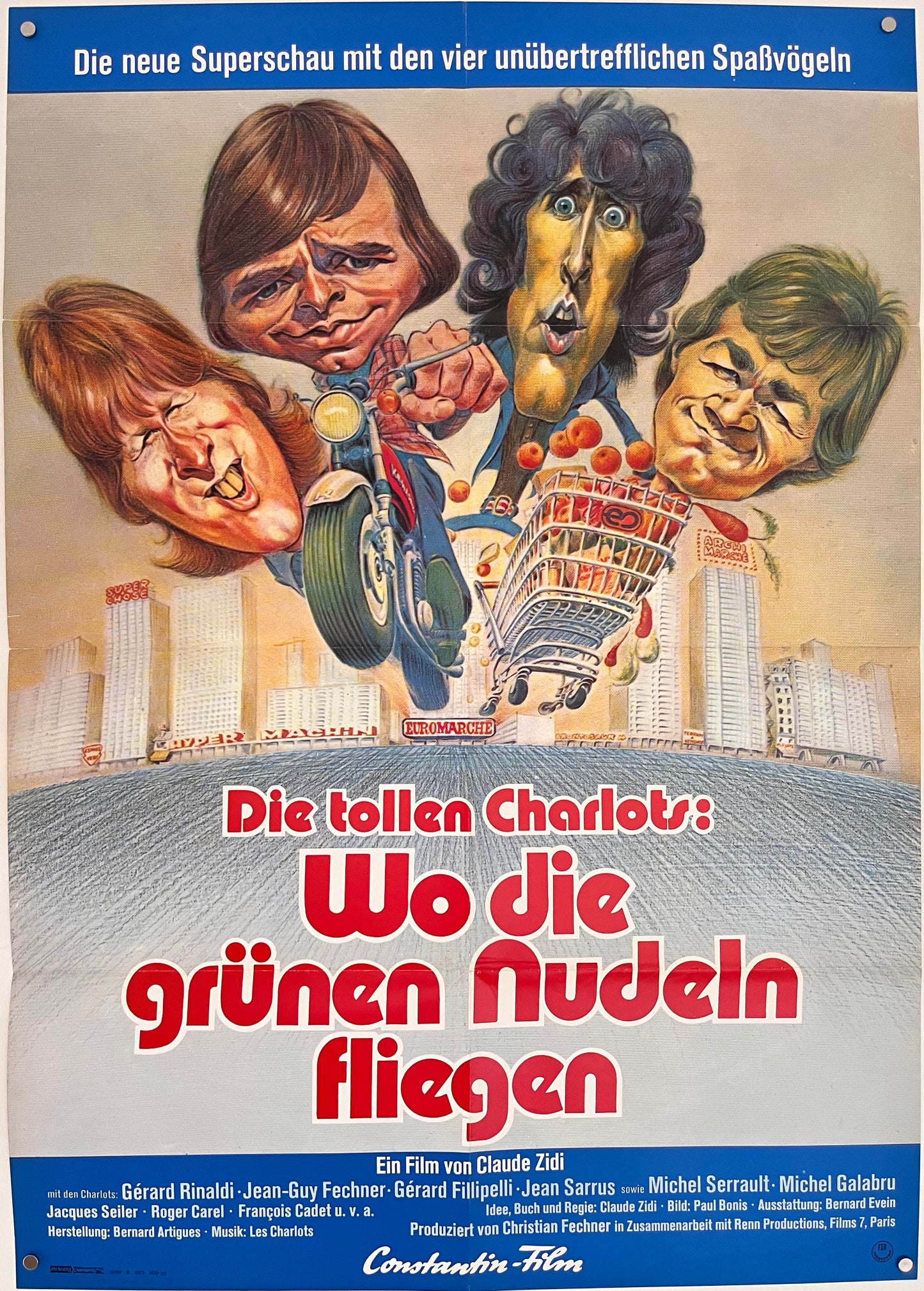 The Big Store - Wo Die Grunen Nudeln Fliegen (1981) Original German A1 Movie Poster