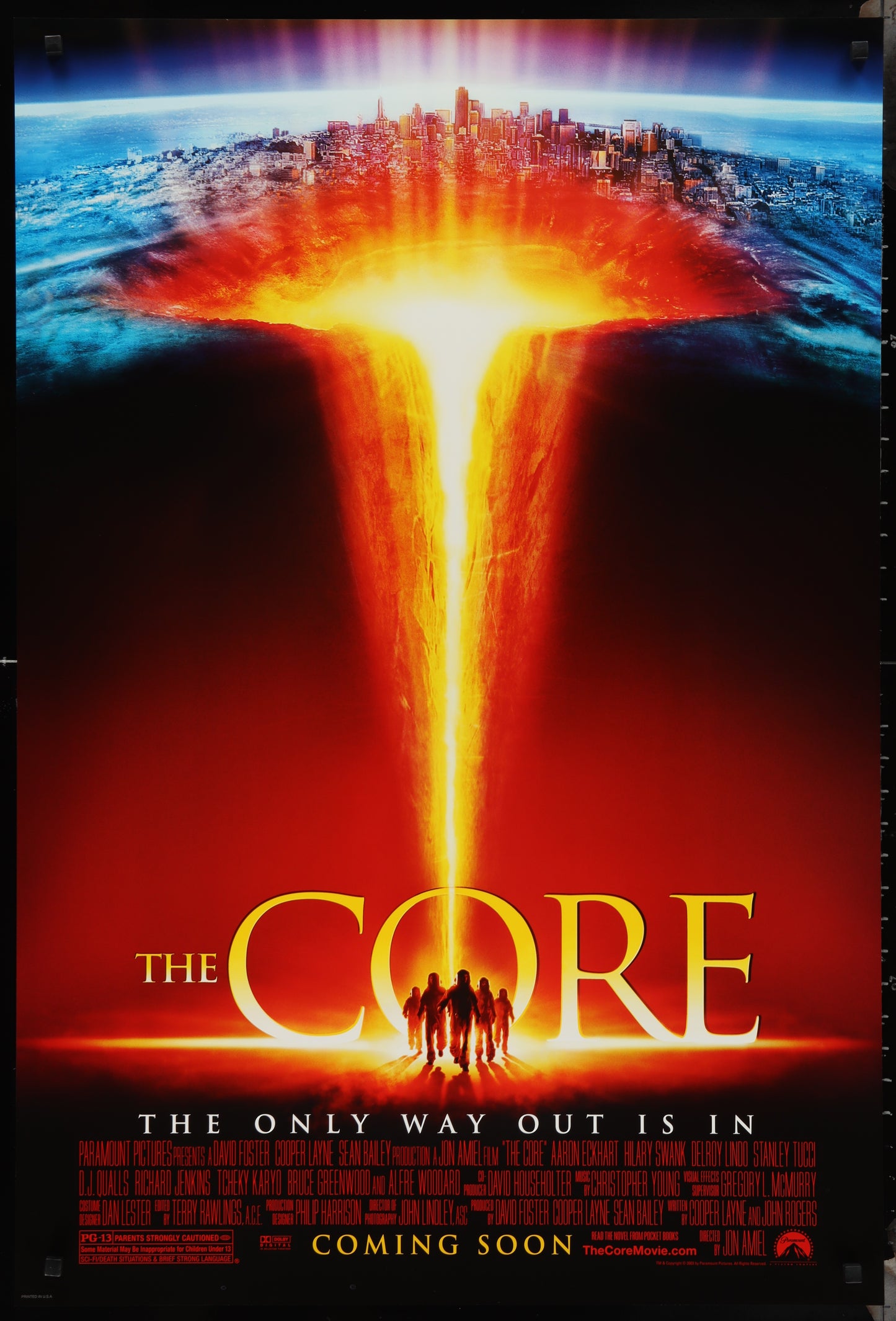 The Core (2003) Original US One Sheet Movie Poster