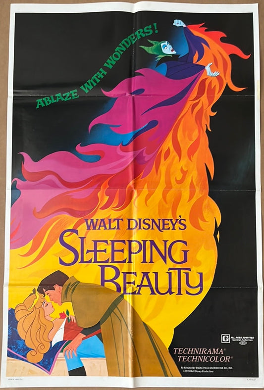 Sleeping Beauty Original US One Sheet Cinema Poster