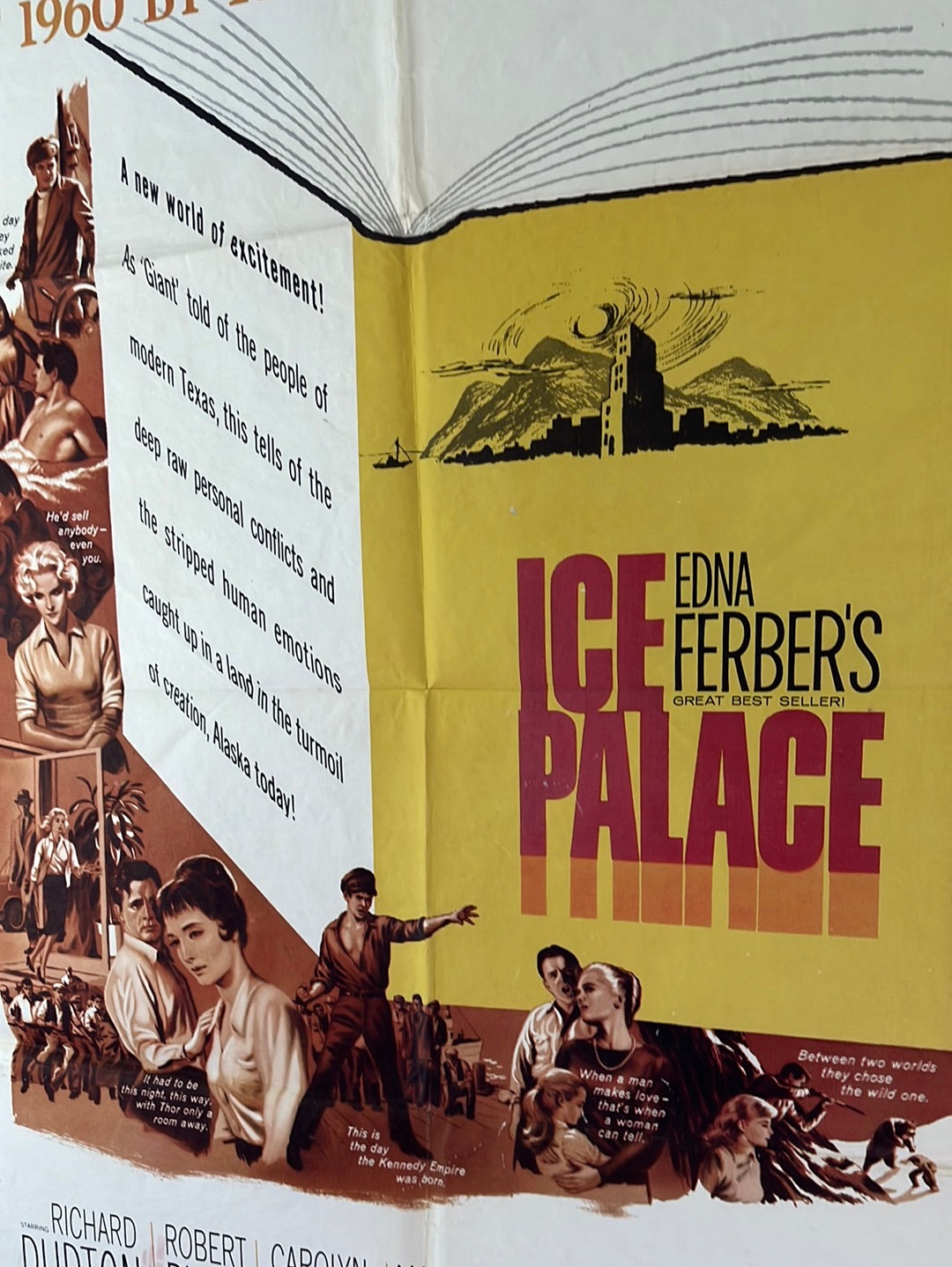 Ice Palace (1960) Original US One Sheet Cinema Poster