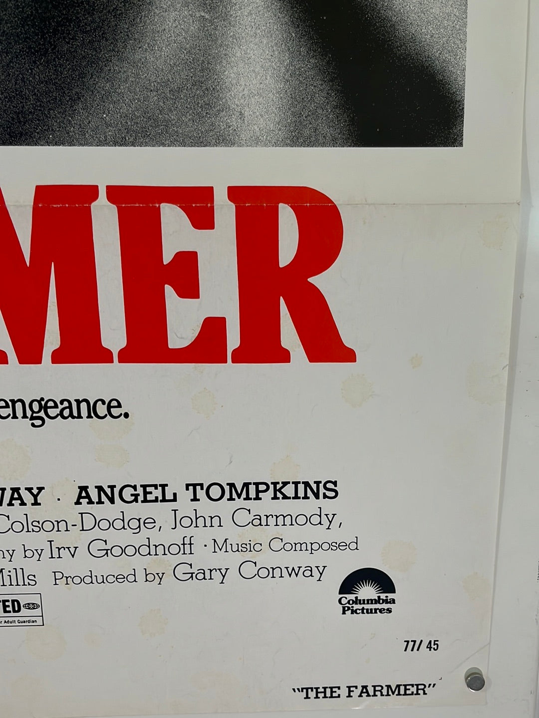 The Farmer (1977) Original US One Sheet Cinema Poster