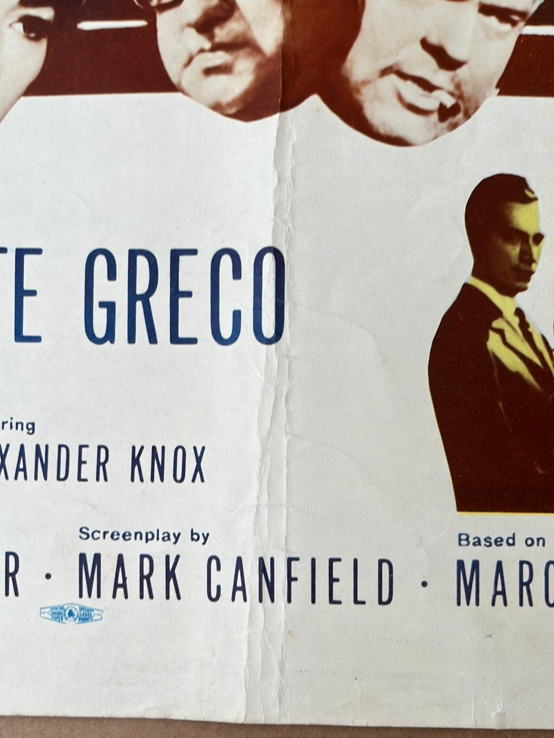 Crack In The Mirror (1960) Original US Half Sheet Cinema Poster