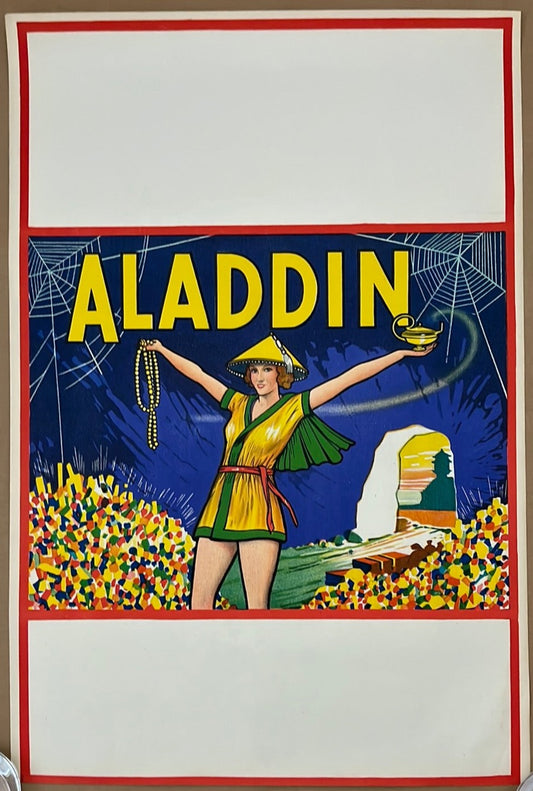 Aladdin British Double Crown Theatre Poster
