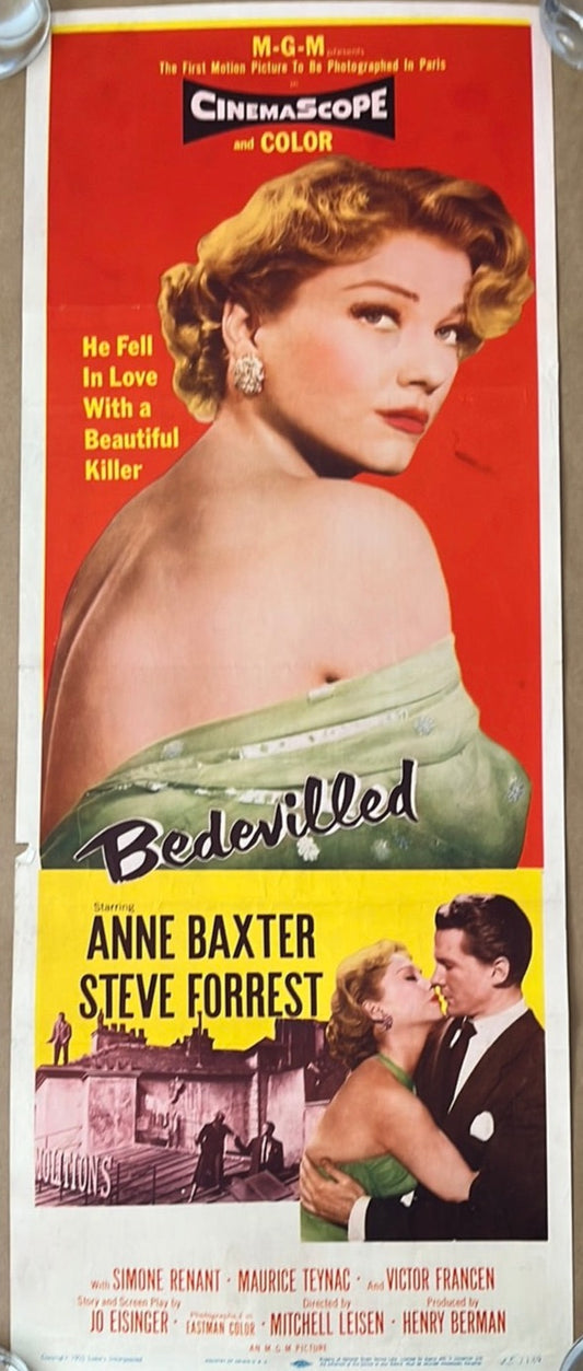 Bedevilled Original US Insert Cinema Poster