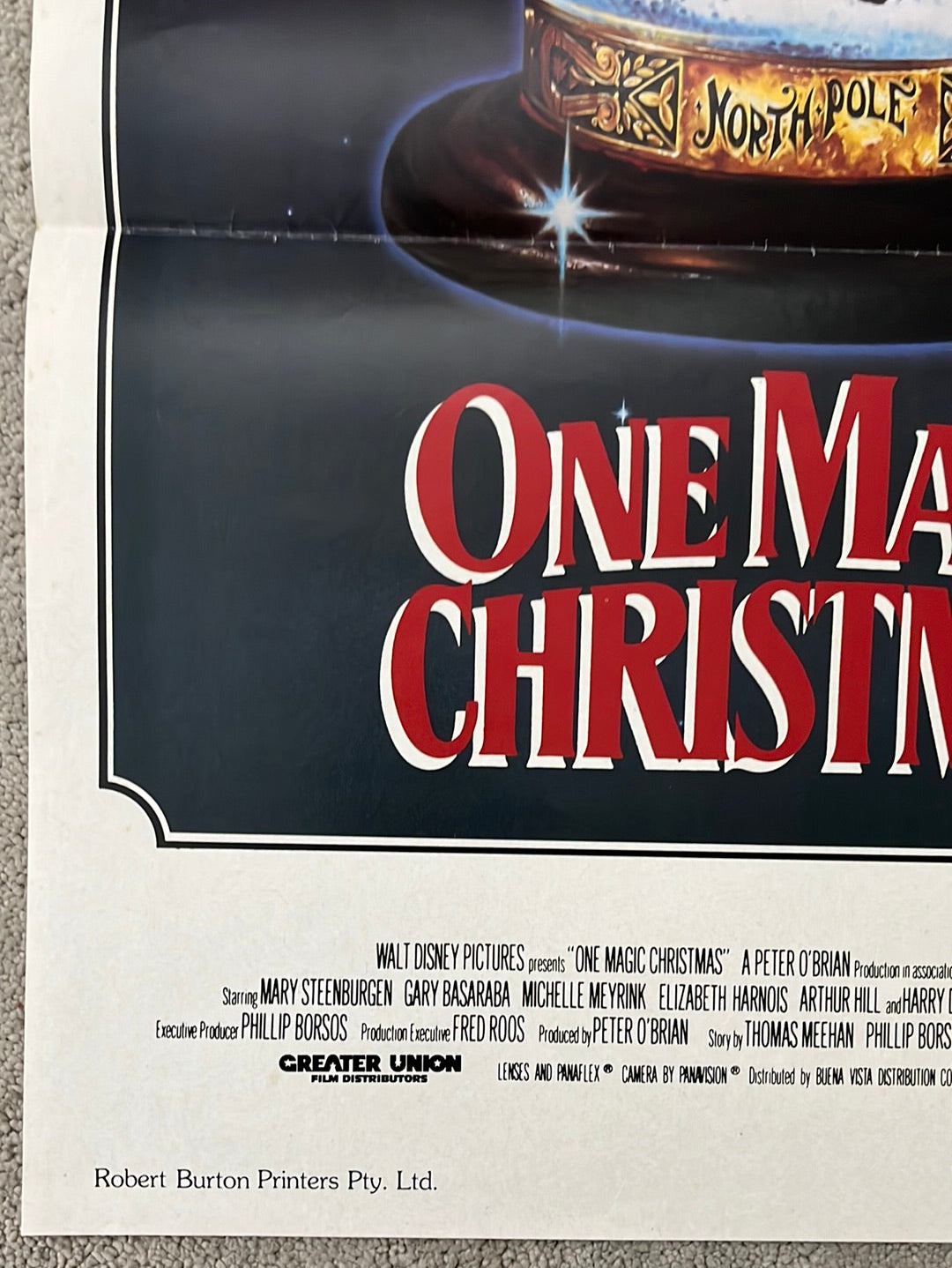 One Magic Christmas (1985) Original Australian Daybill Cinema Poster