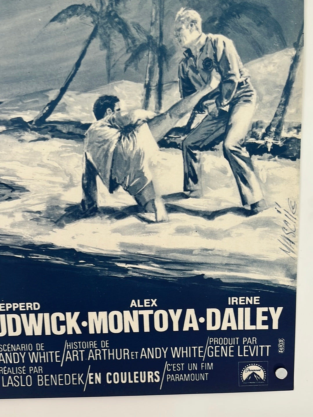 Daring Game - Commando Intrepide (1968) Original French Affiche Cinema Poster