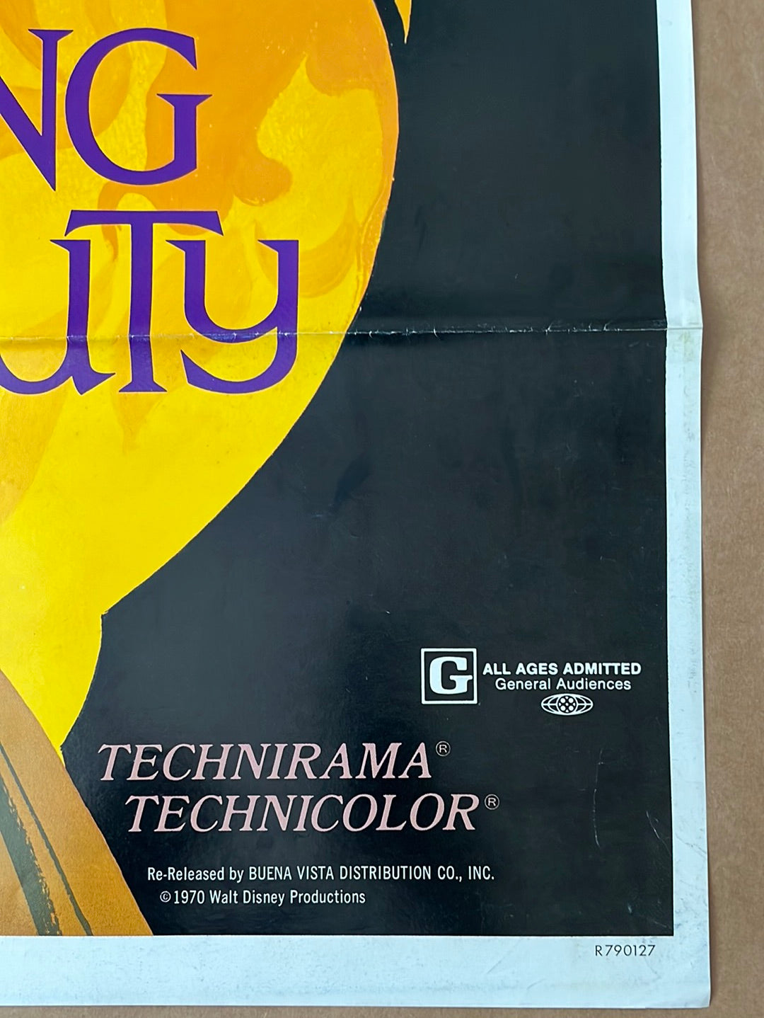 Sleeping Beauty (1979 Re-Release) Original US One Sheet Cinema Poster