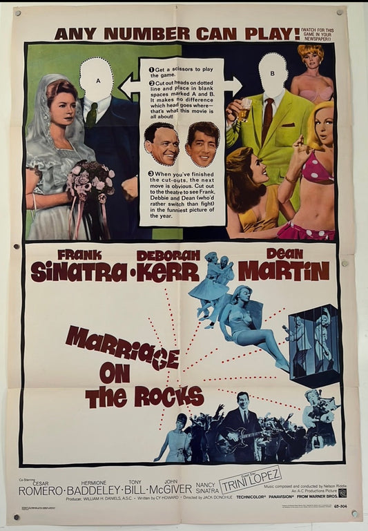 Marriage On The Rocks (1965) Original US One Sheet Cinema Poster