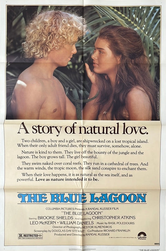 The Blue Lagoon Original US One Sheet Cinema Poster