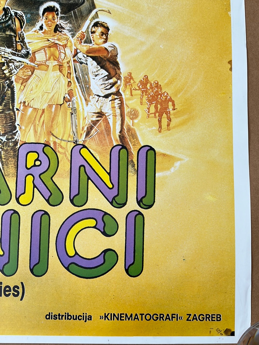 Solarbabies (1986) Original Yugoslavian Cinema Poster