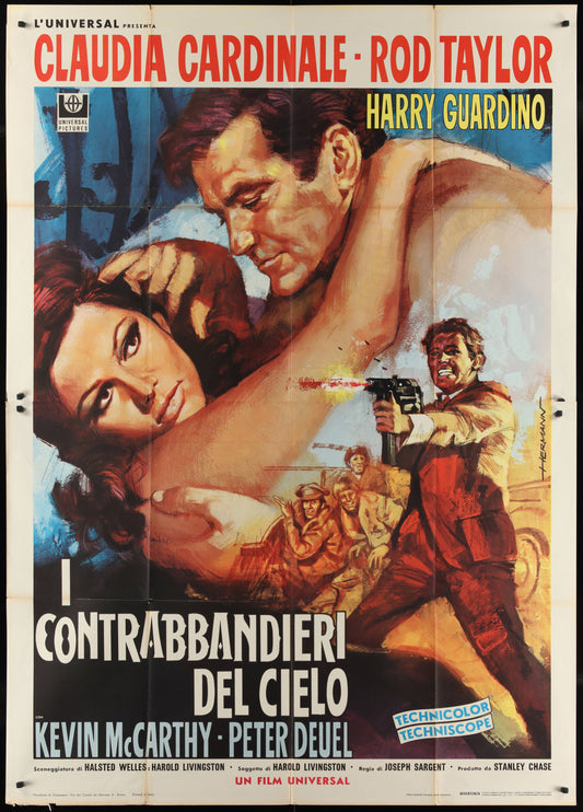 Hell With Heroes (1968) Original Italian Two Panel Movie Poster