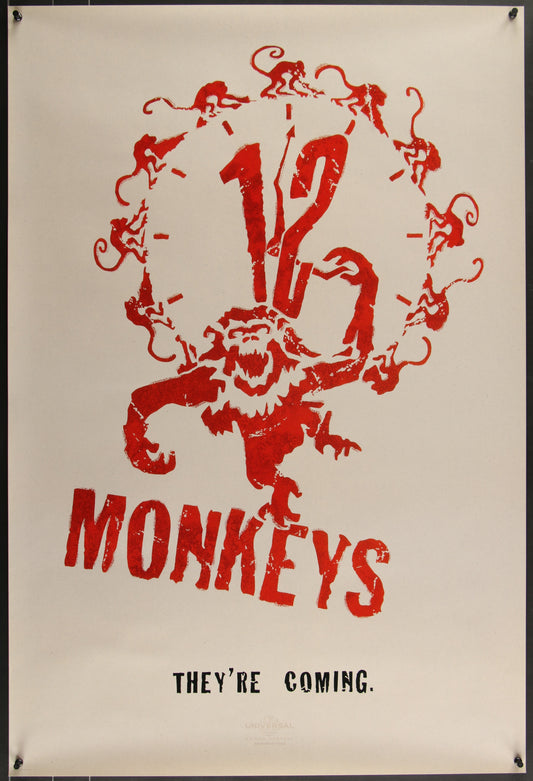 12 Monkeys (1995) Original US One Sheet Movie Poster