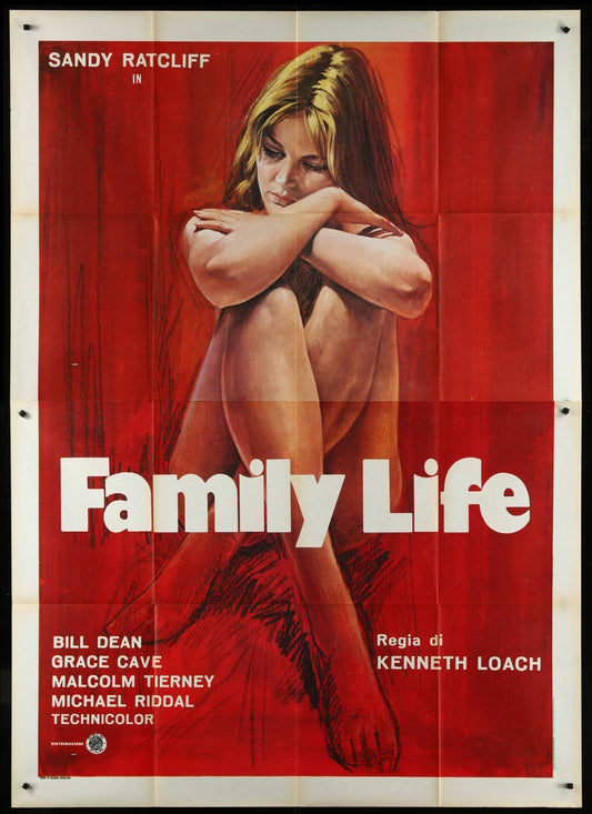 Family Life (1971) Original Italian Two Panel Movie Poster