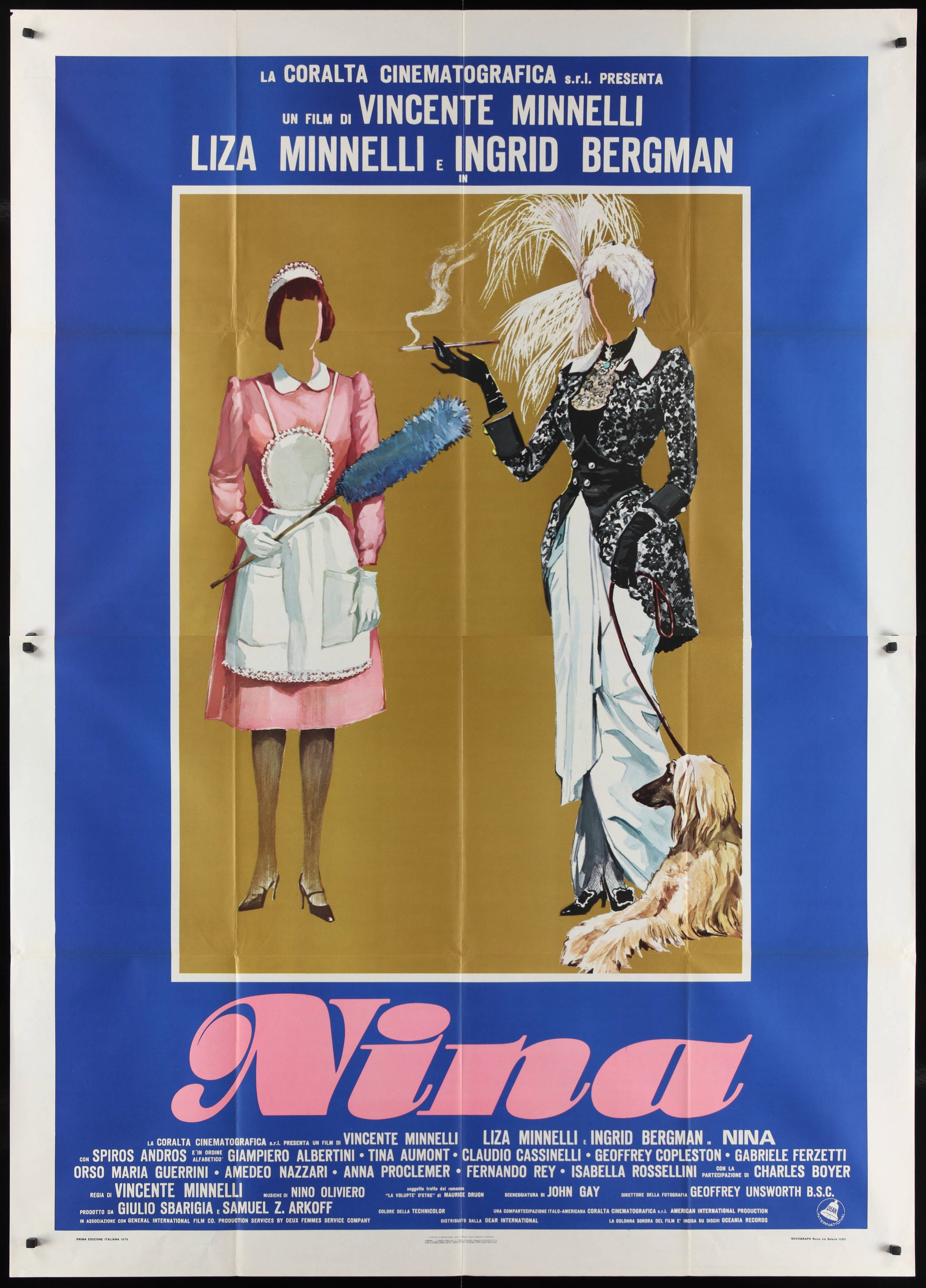 A Matter Of Time (1976) Original Italian Two Panel Movie Poster