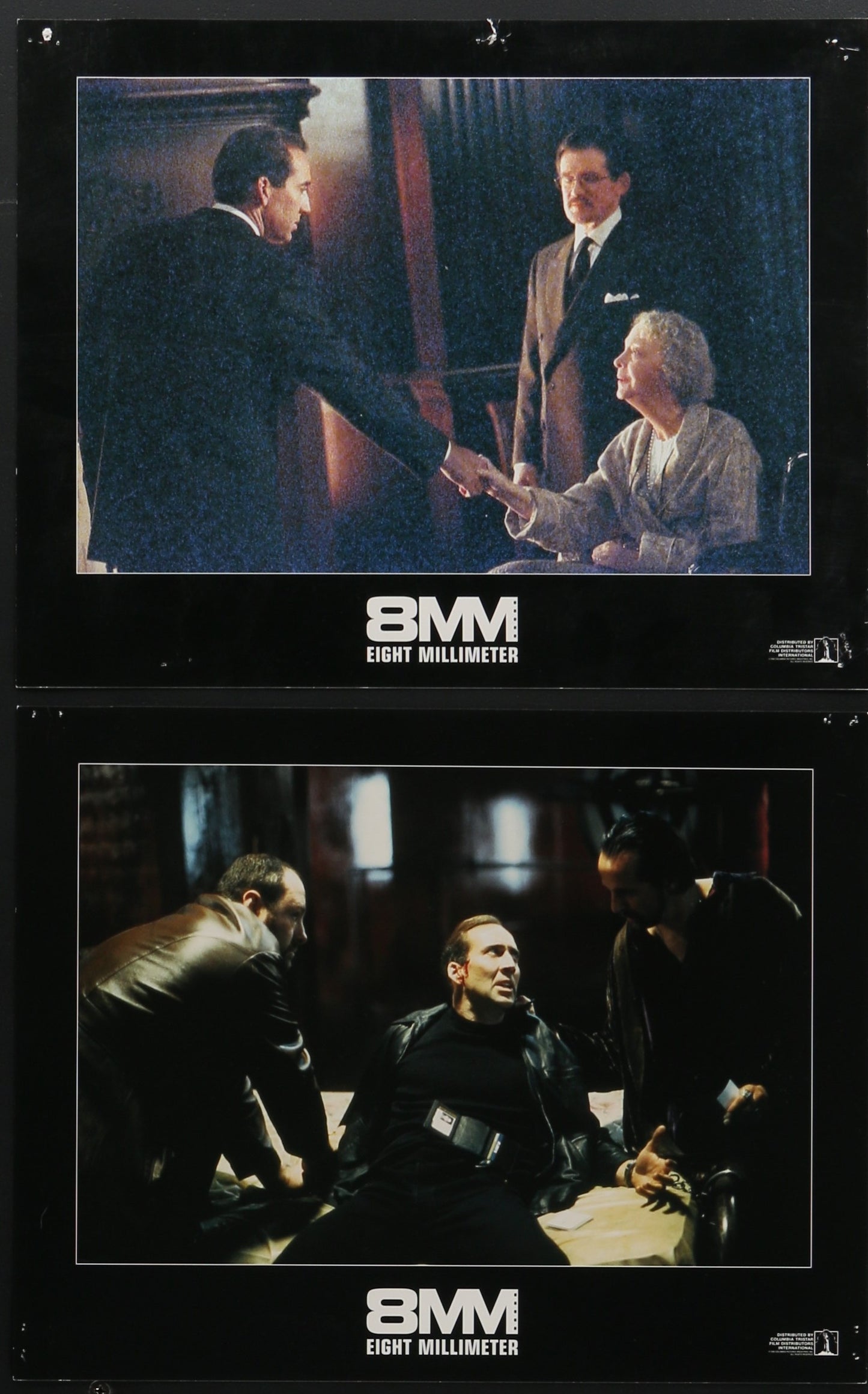 8mm (1999) Original US Lobby Cards x8