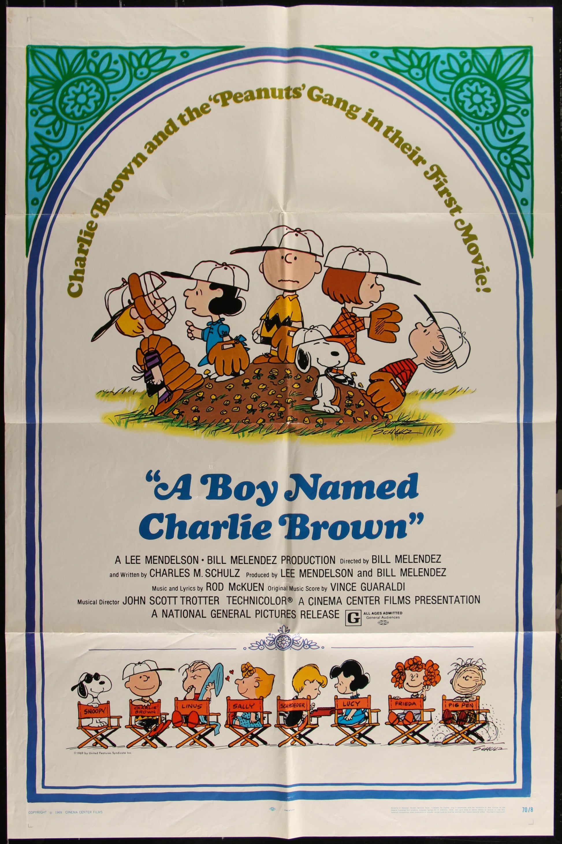 A Boy Named Charlie Brown (1969) Original US One Sheet Movie Poster