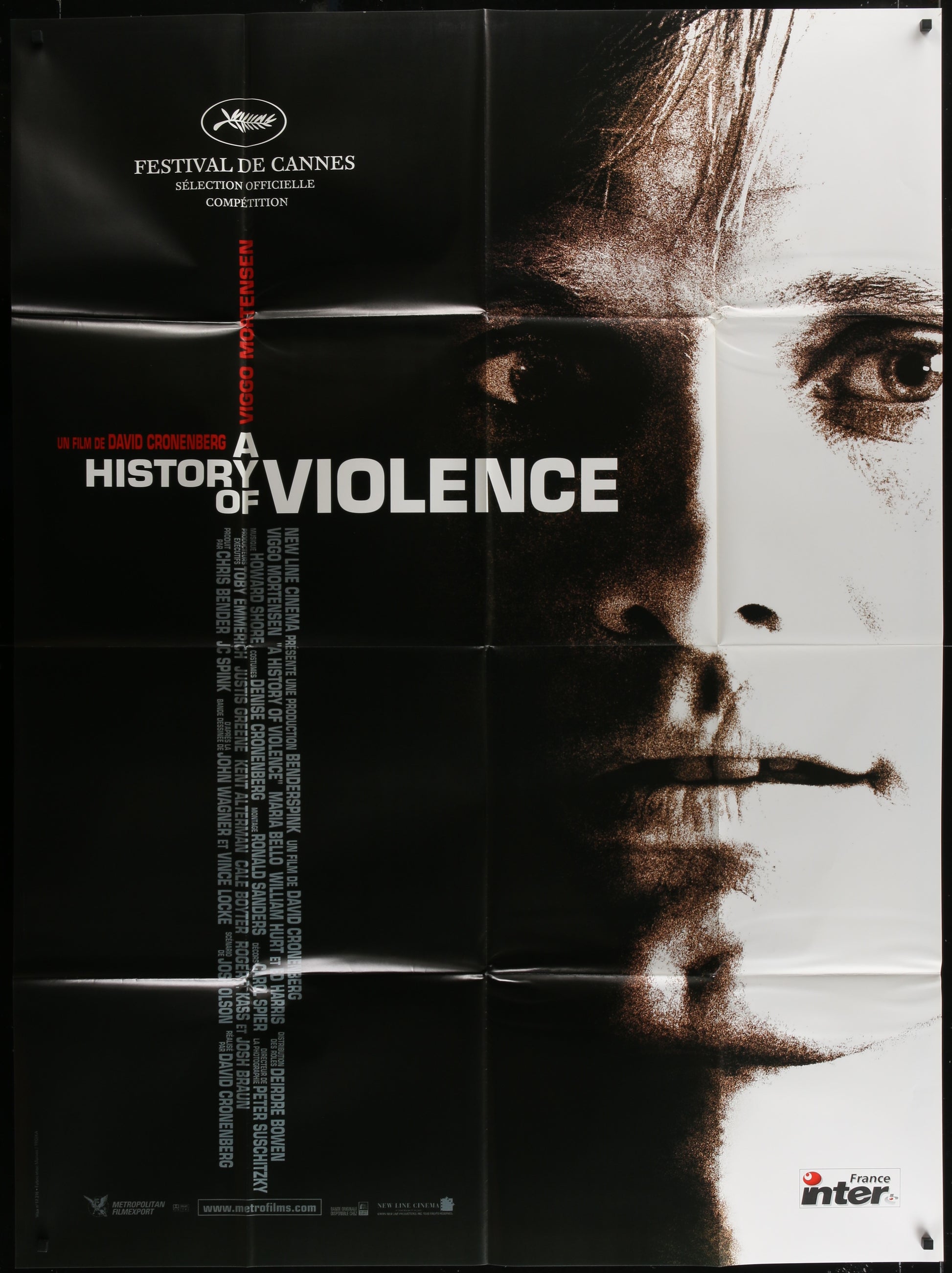 A History of Violence (2005) Original French Grande Movie Poster 117 x 158 cm