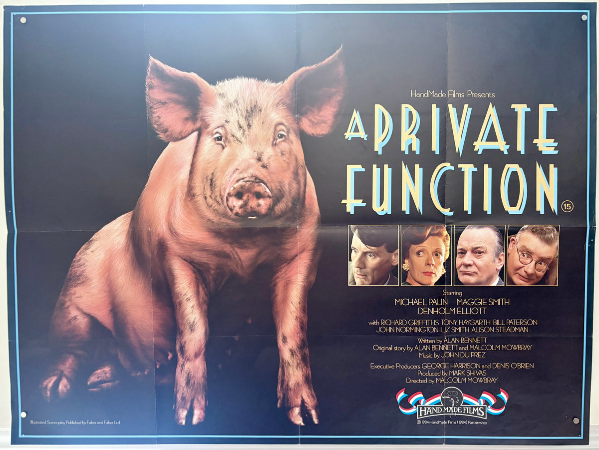 A Private Function (1984) Original UK Quad Movie Poster