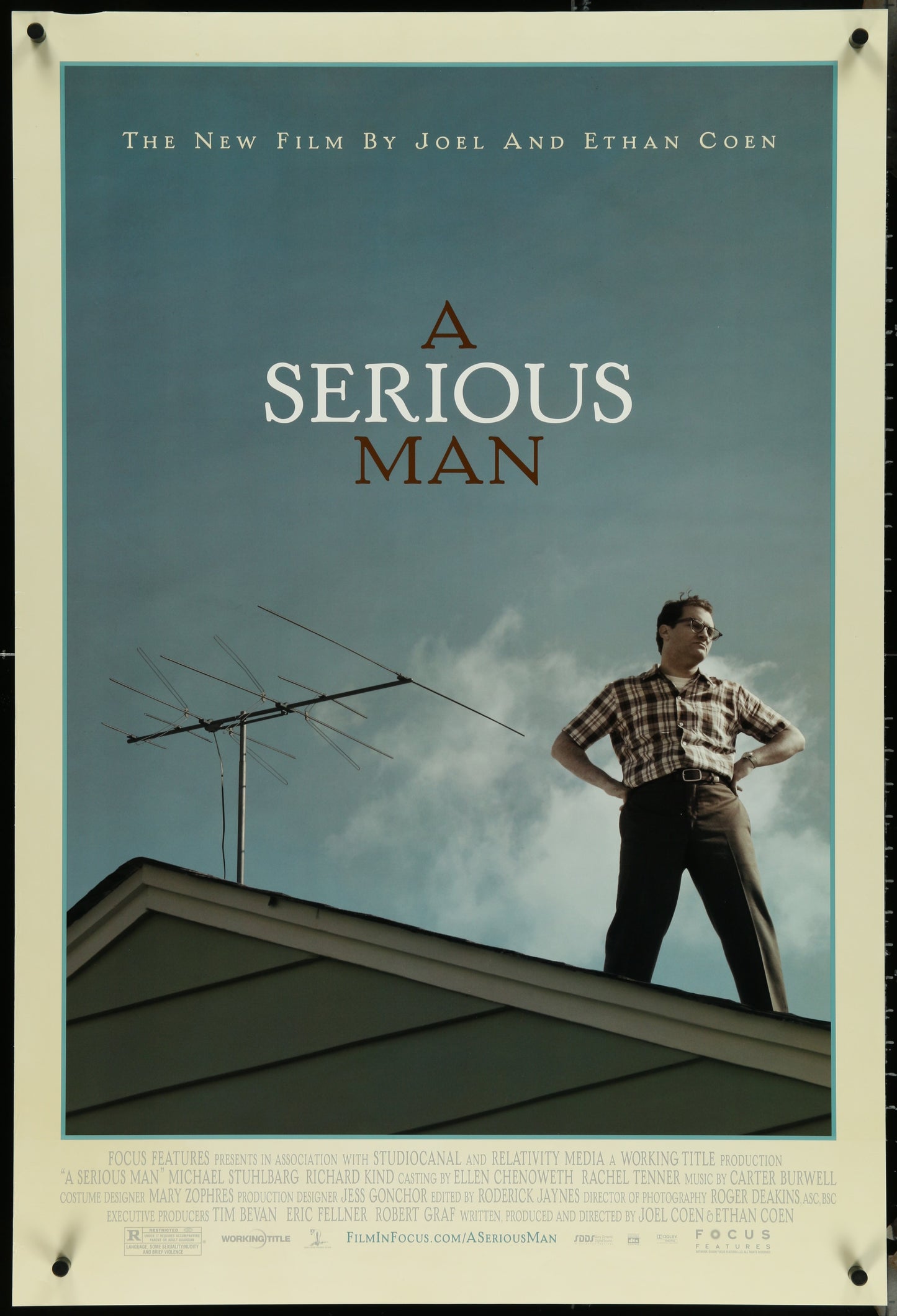 A Serious Man (2009) Original US One Sheet Movie Poster 27 x 40