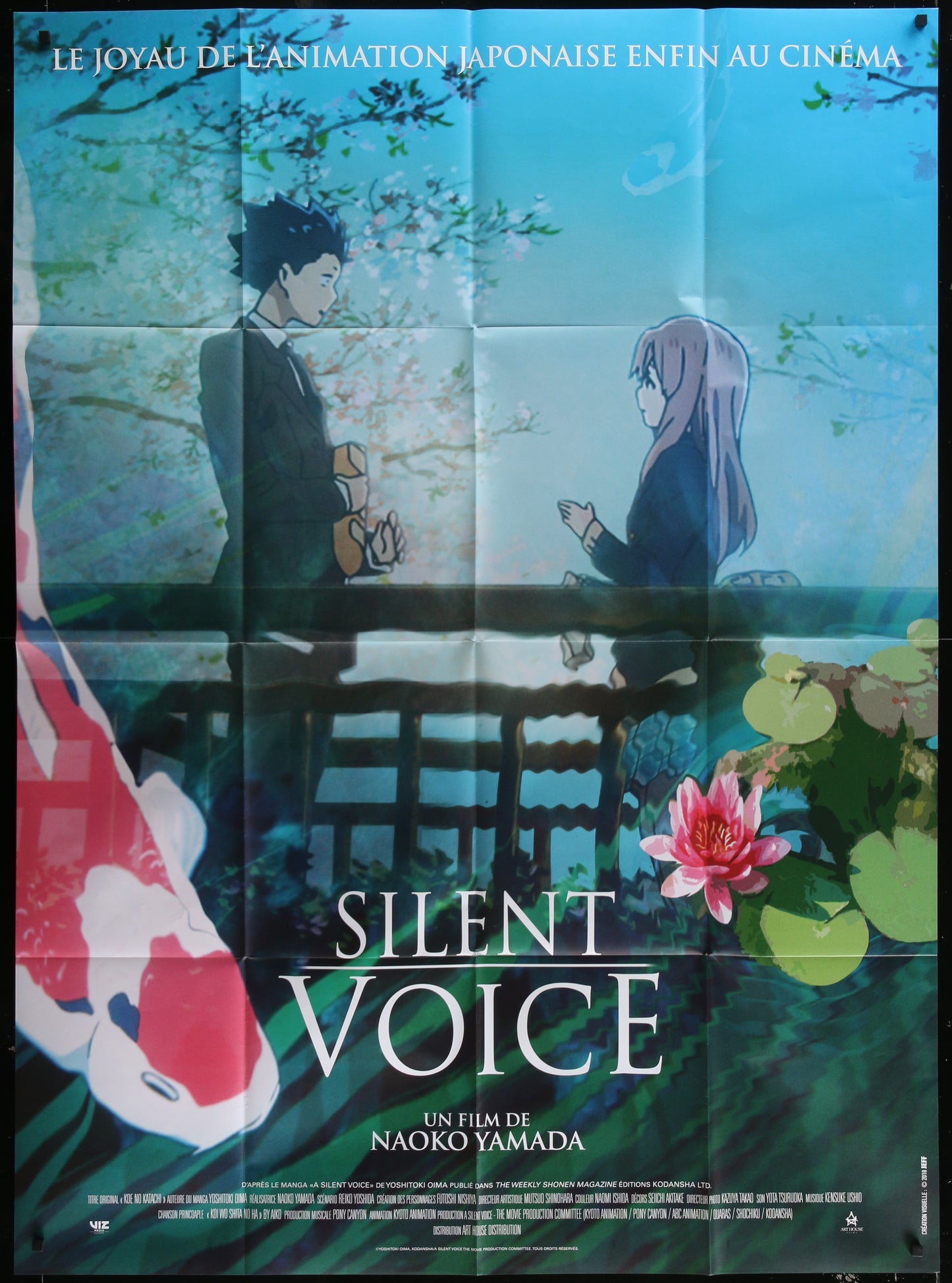 A Silent Voice (2017) Original French Grande Movie Poster 120 x 160 cm