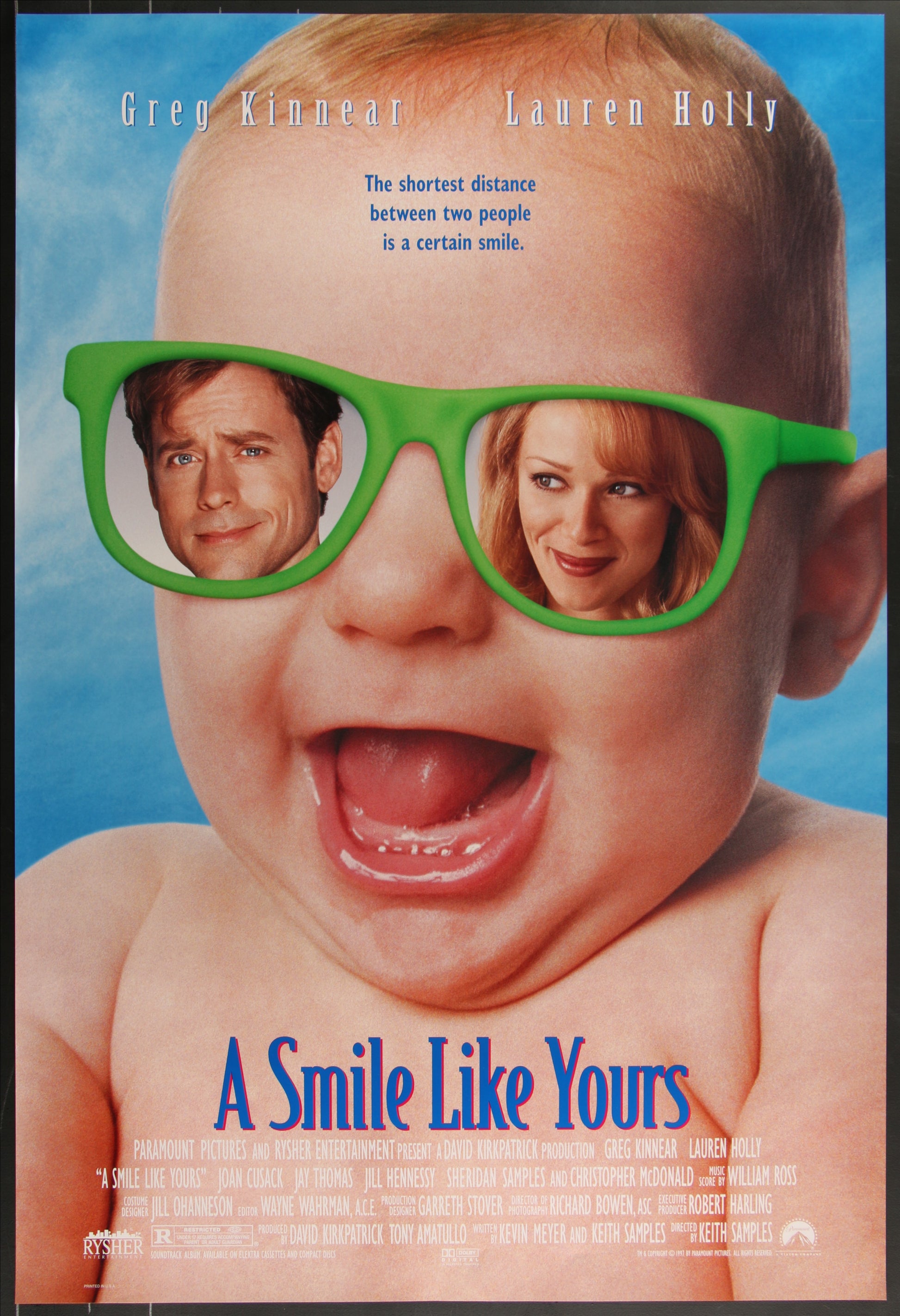 A Smile Like Yours (1997) Original US One Sheet Movie Poster 27 x 41
