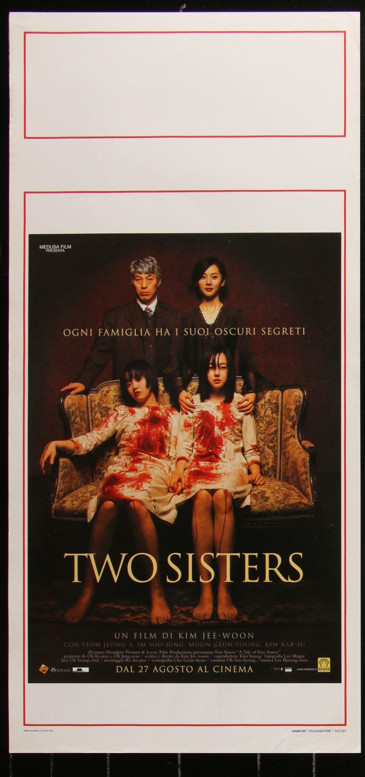 A Tale of Two Sisters (2003) Original Italian Locandina Movie Poster 34 x 70 cm