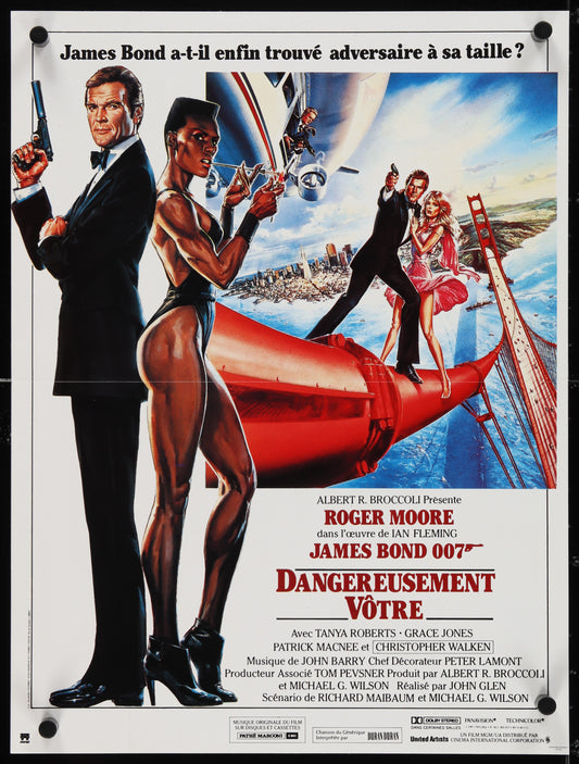 A View To A Kill (1985) Original French Petite Movie Poster