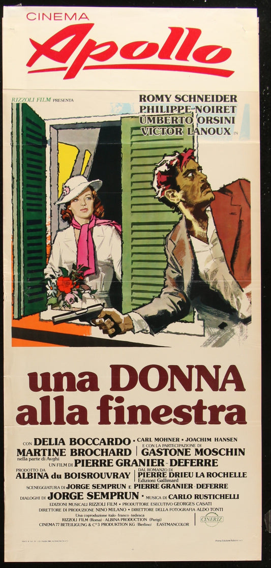 A Woman at Her Window (1977) Original Italian Locandina Movie Poster 33 x 70 cm
